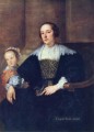 The Wife and Daughter of Colyn de Nole Baroque court painter Anthony van Dyck